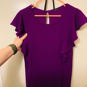Purple Bodycon Dress Plus Size